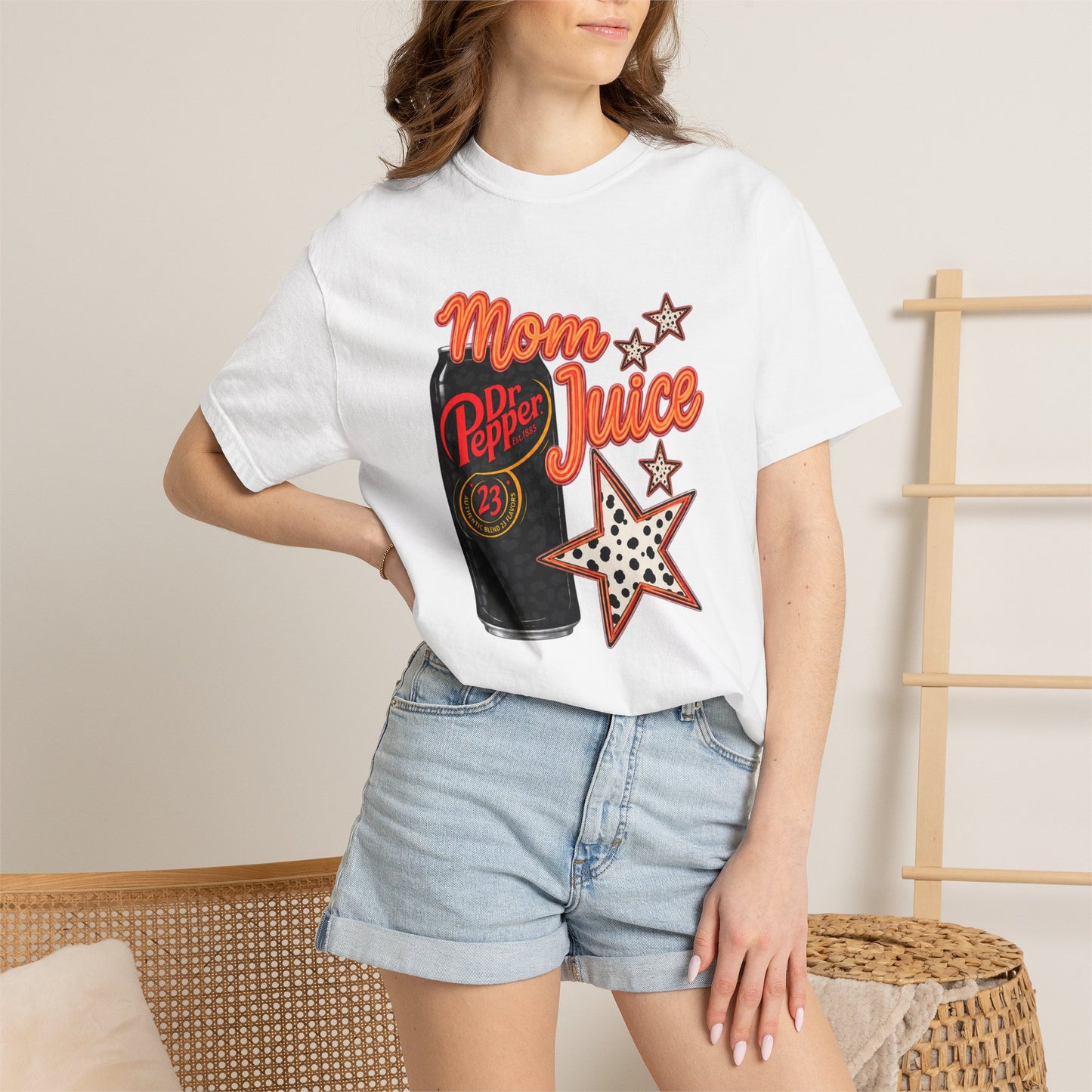Mom Juice T-Shirt — Retro Dr Pepper Can Graphic Tee
