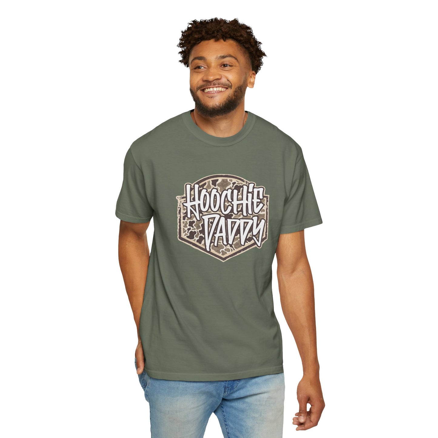 Hoochie Daddy Graphic T-Shirt — Leopard Patch Streetwear Tee