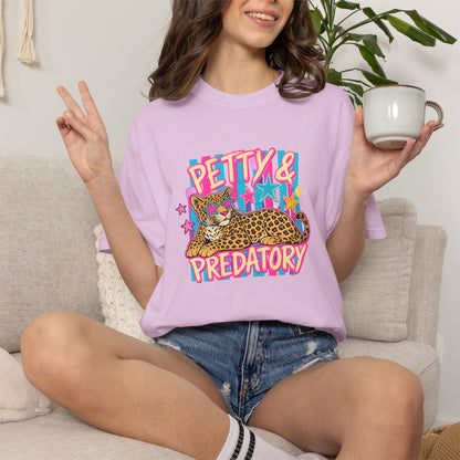 Petty & Predatory Leopard Graphic T-Shirt