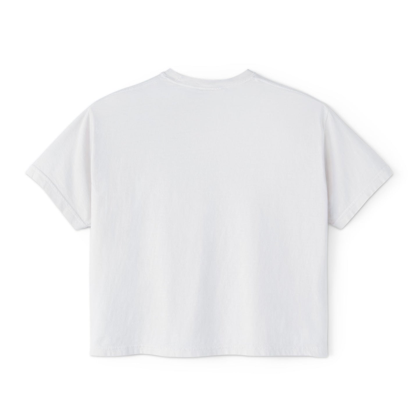Retro Neon Makeup Graphic Tee — Women's Boxy Tee