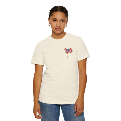 Hot Dog Graphic T-Shirt — "Bad Day to Be a Hot Dog" Patriotic Tee