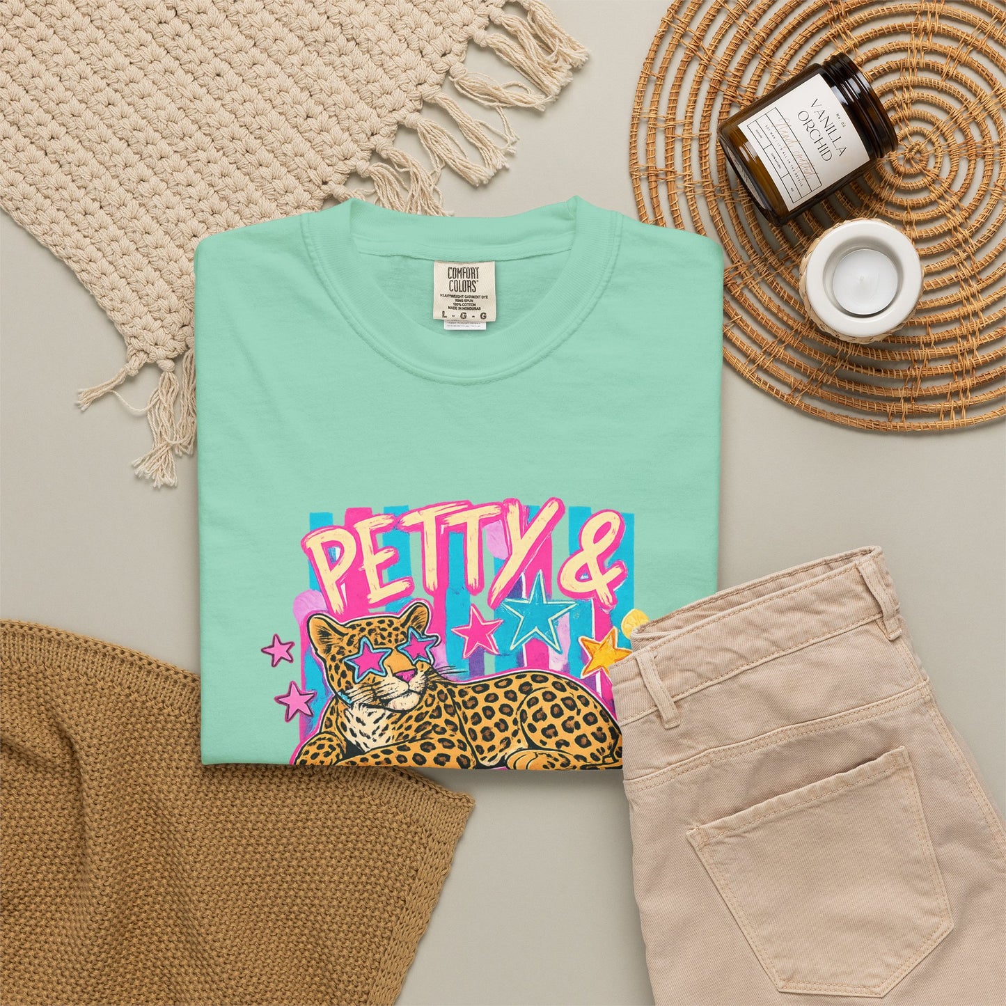 Petty & Predatory Leopard Graphic T-Shirt