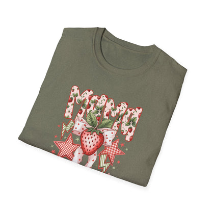 Strawberry Vibes T-Shirt — Retro Stars & Heart Graphic