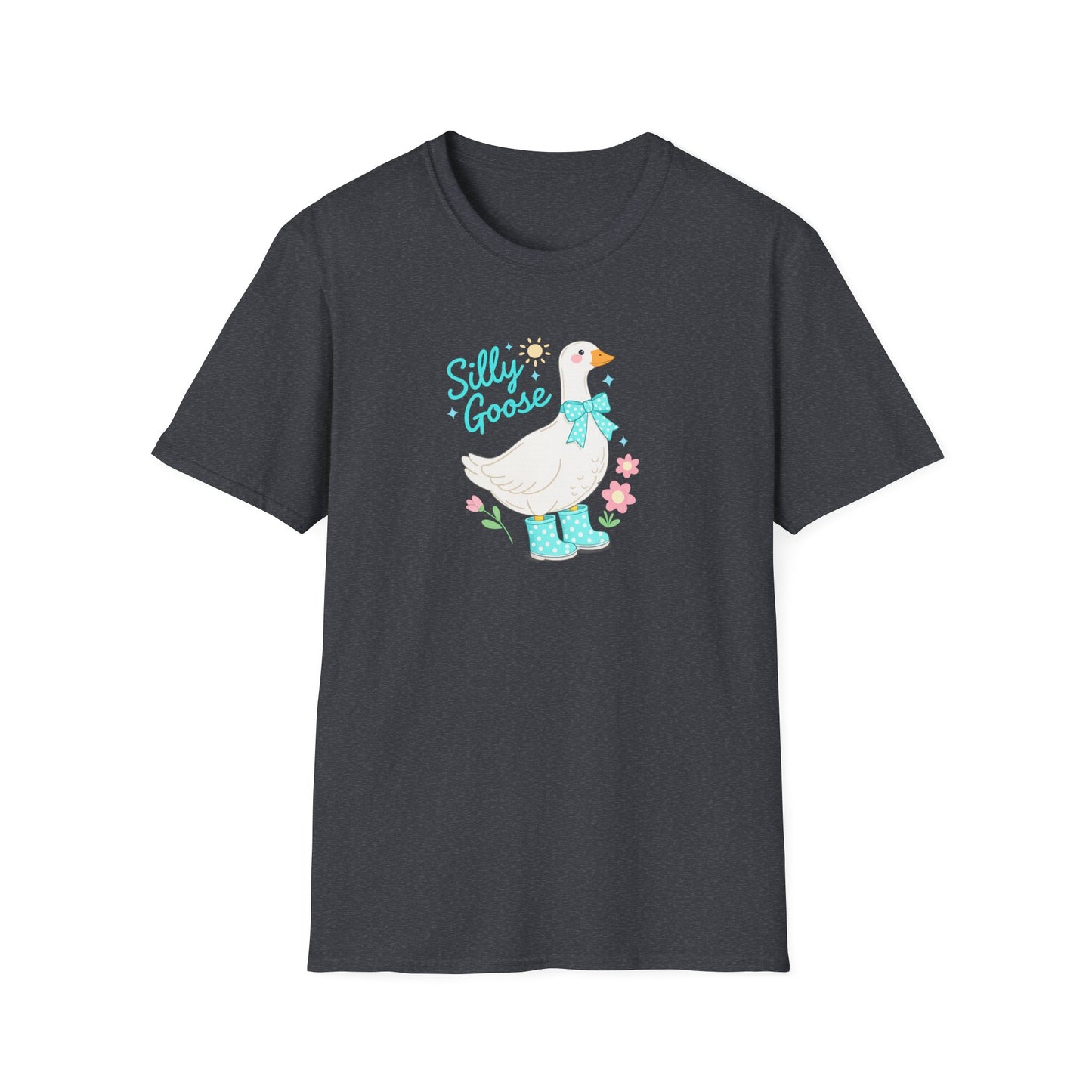Silly Goose T-Shirt — Cute Duck Illustration Tee for Kids & Animal Lovers