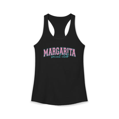 Margarita social club Racerback Tank