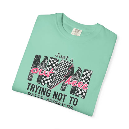 Mom Trying Not To Raise Assholes T-Shirt