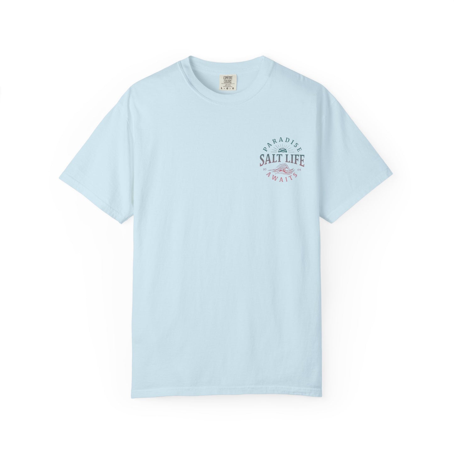 Salt Life Paradise Awaits Front & Back T-shirt