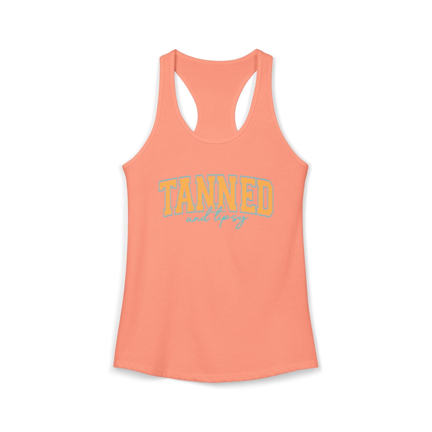 Tanned & Tipsy Racerback Tank