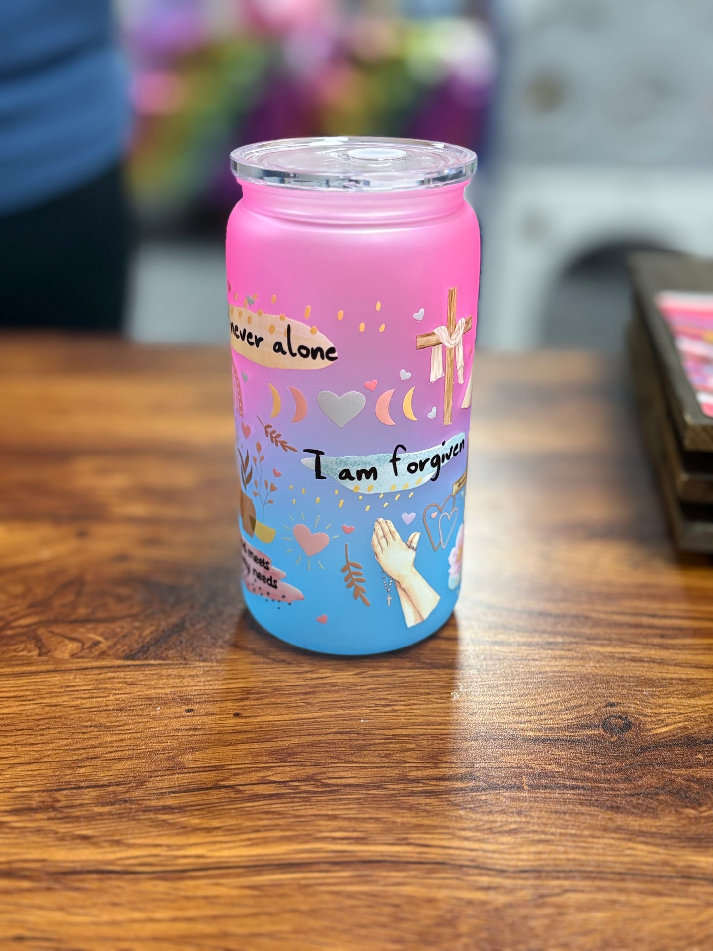 I am forgiven 16oz tumbler