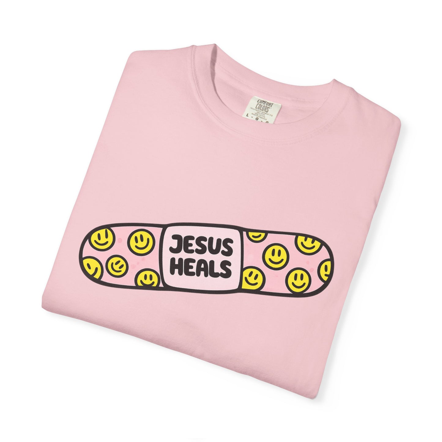 Jesus Heals Bandage T-Shirt — Christian Faith Graphic Tee