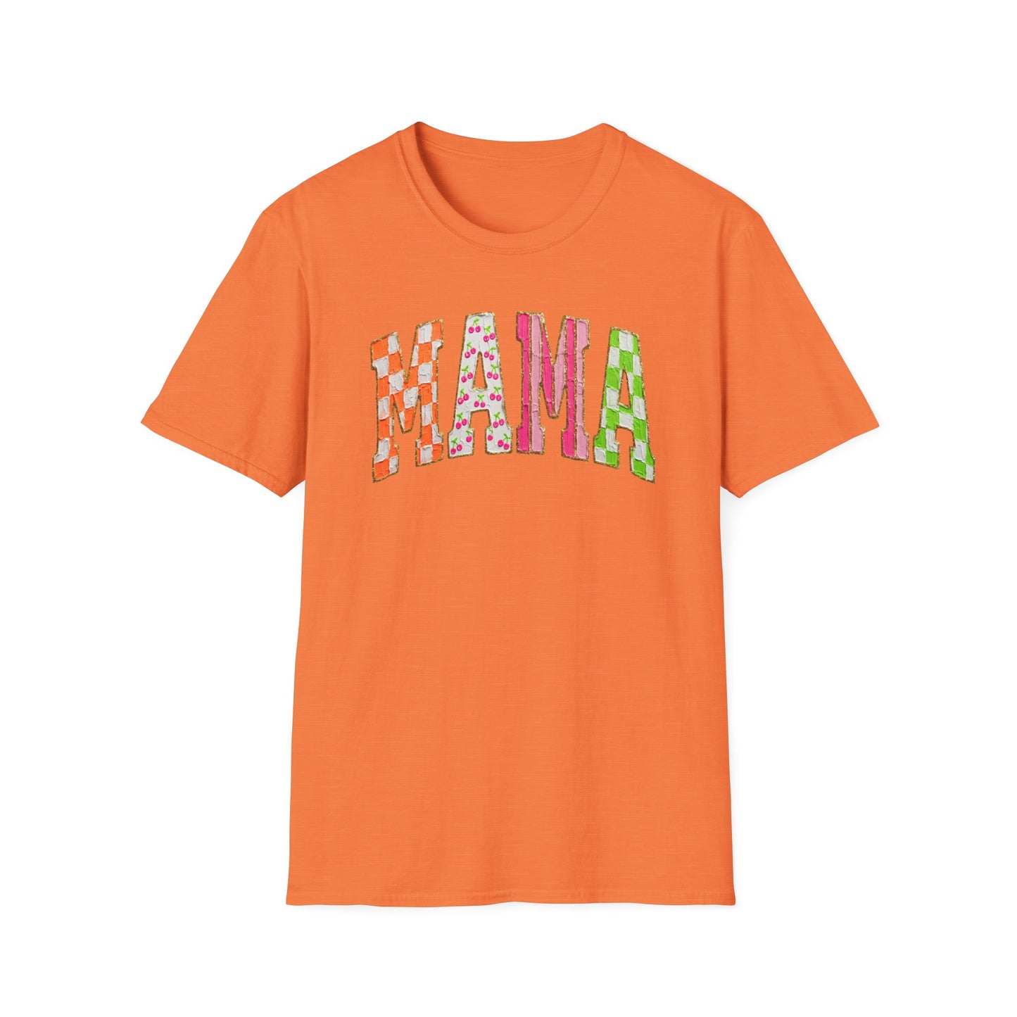 Mama Floral Patchwork T-Shirt