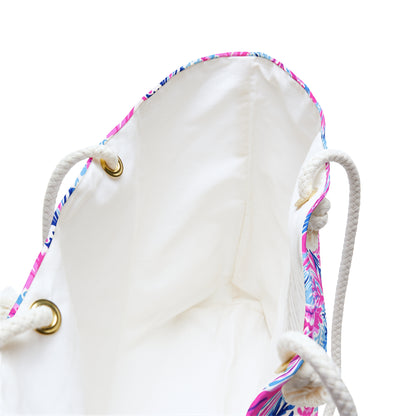 Pink Coral Reef Weekender Bag – Tropical Beach Tote for Getaways