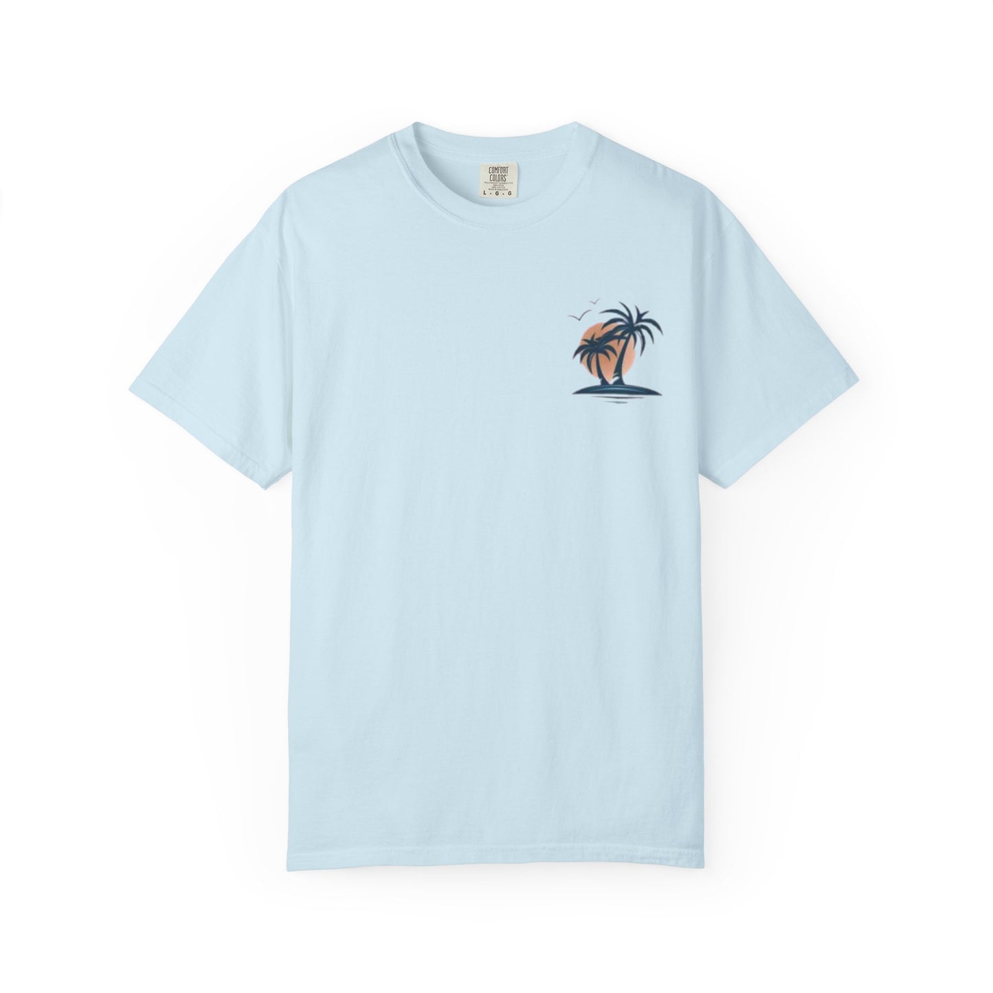Palm Trees In the Sun, Front & Back T-shirt