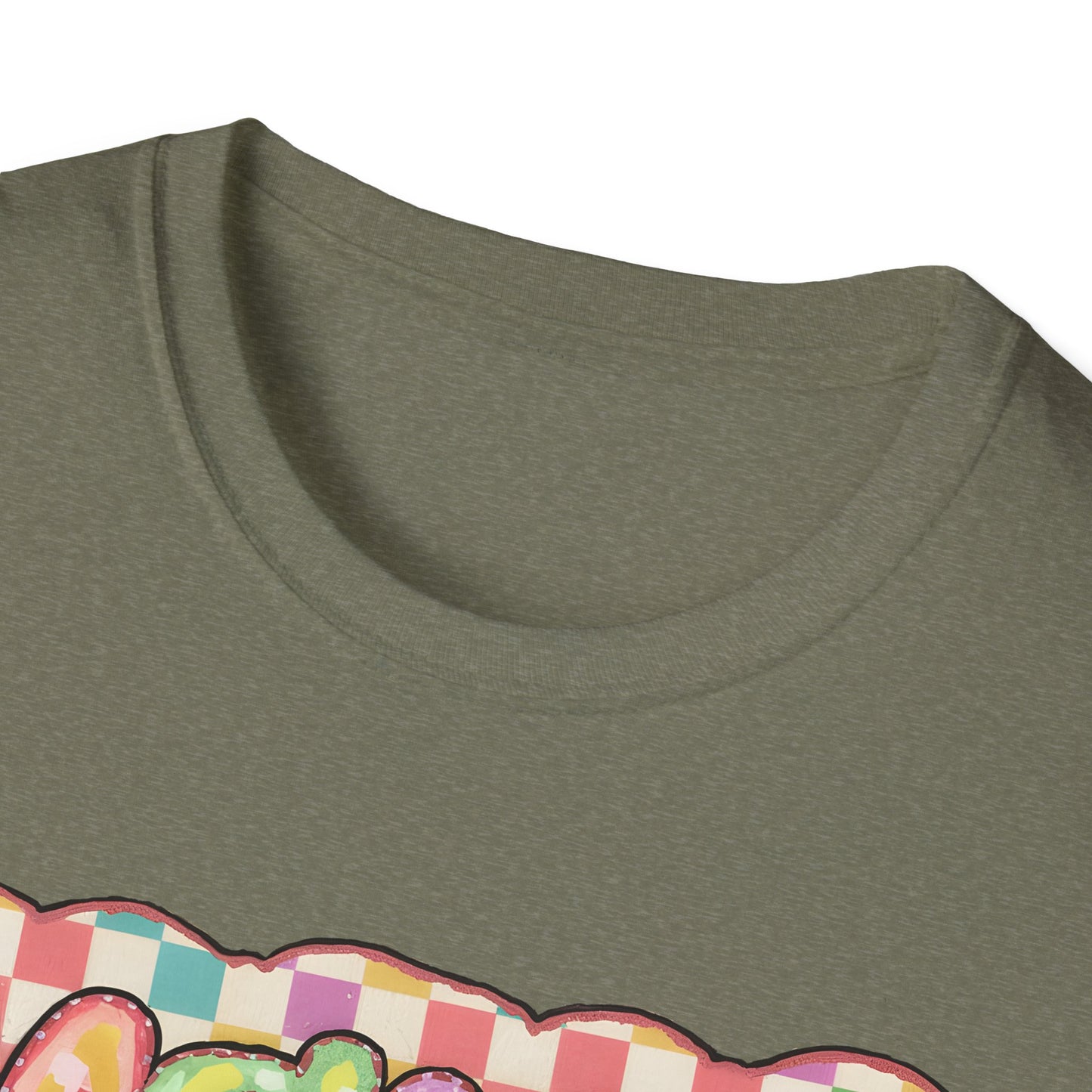 Mama Balloon Graphic Tee — Colorful Pastel Celebration Shirt for Moms