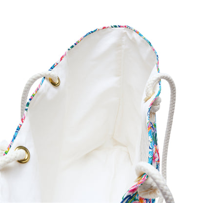 Tropical Floral Weekender Bag – Large Beach Travel Tote