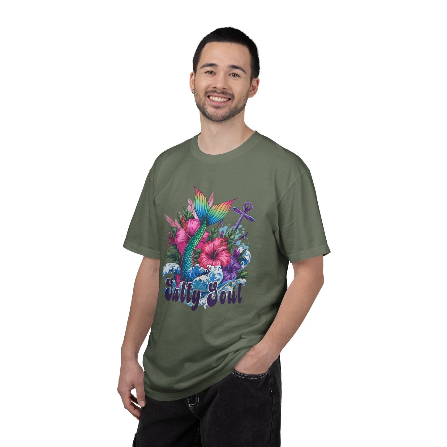 Salty Soul Mermaid Tail T-shirt