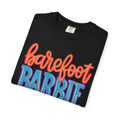 Barefoot Barbie T-Shirt — Retro Colorblock Graphic Tee