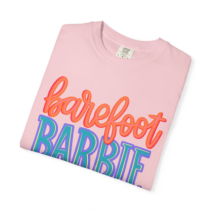Barefoot Barbie T-Shirt — Retro Colorblock Graphic Tee