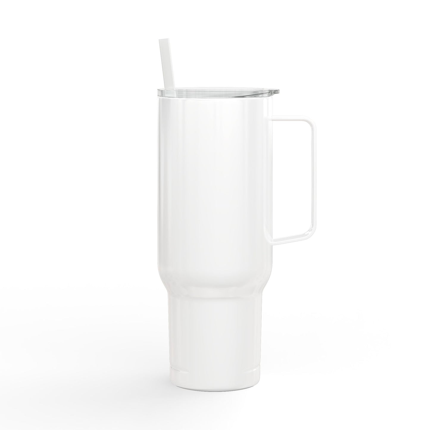 40oz Engraved Insulated Tumbler with Lid & Straw — Customizable Travel Mug