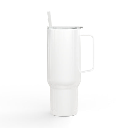 40oz Engraved Insulated Tumbler with Lid & Straw — Customizable Travel Mug