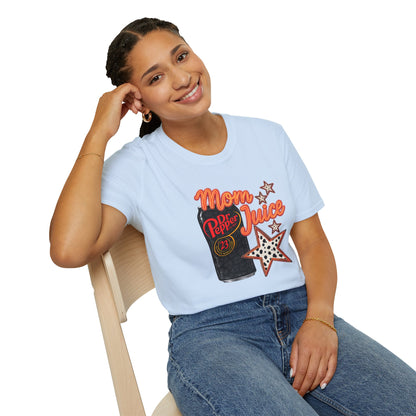 Mom Juice Dr Pepper T-Shirt – Retro Soda Graphic Tee for Moms