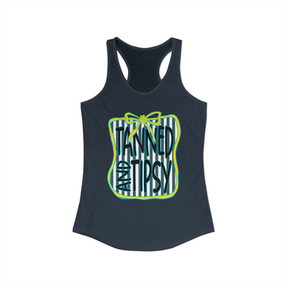 Tanned & Tipsy Racerback Tank