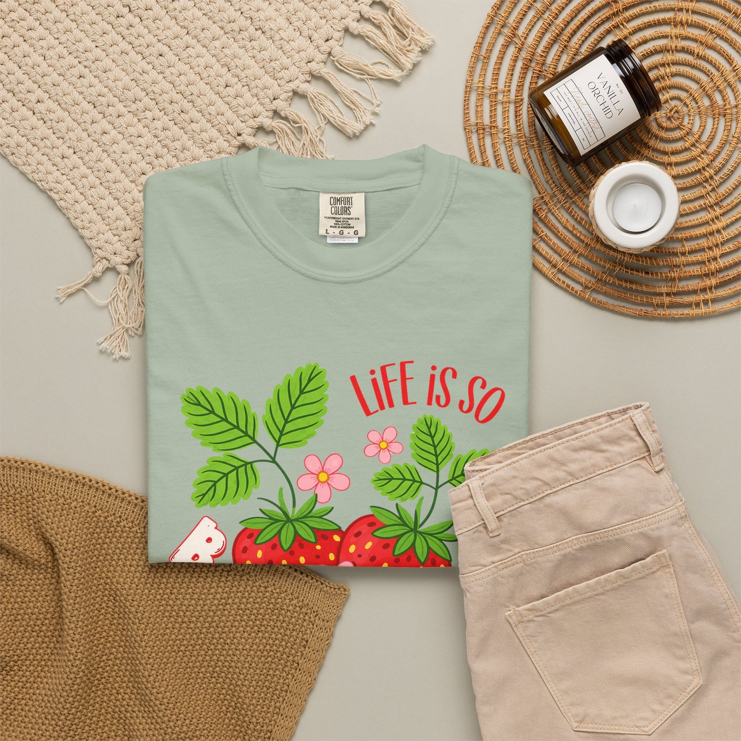 Life Is So Berry Sweet T-Shirt — Cute Strawberry Graphic Tee