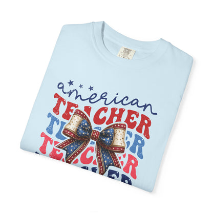 American Teacher Patriotic Graphic T-Shirt