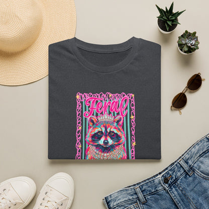 Feral Raccoon Gildan softstyle tshirt