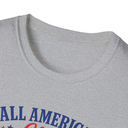 All American Chick T-Shirt — Patriotic Fourth of July Chicken Tee