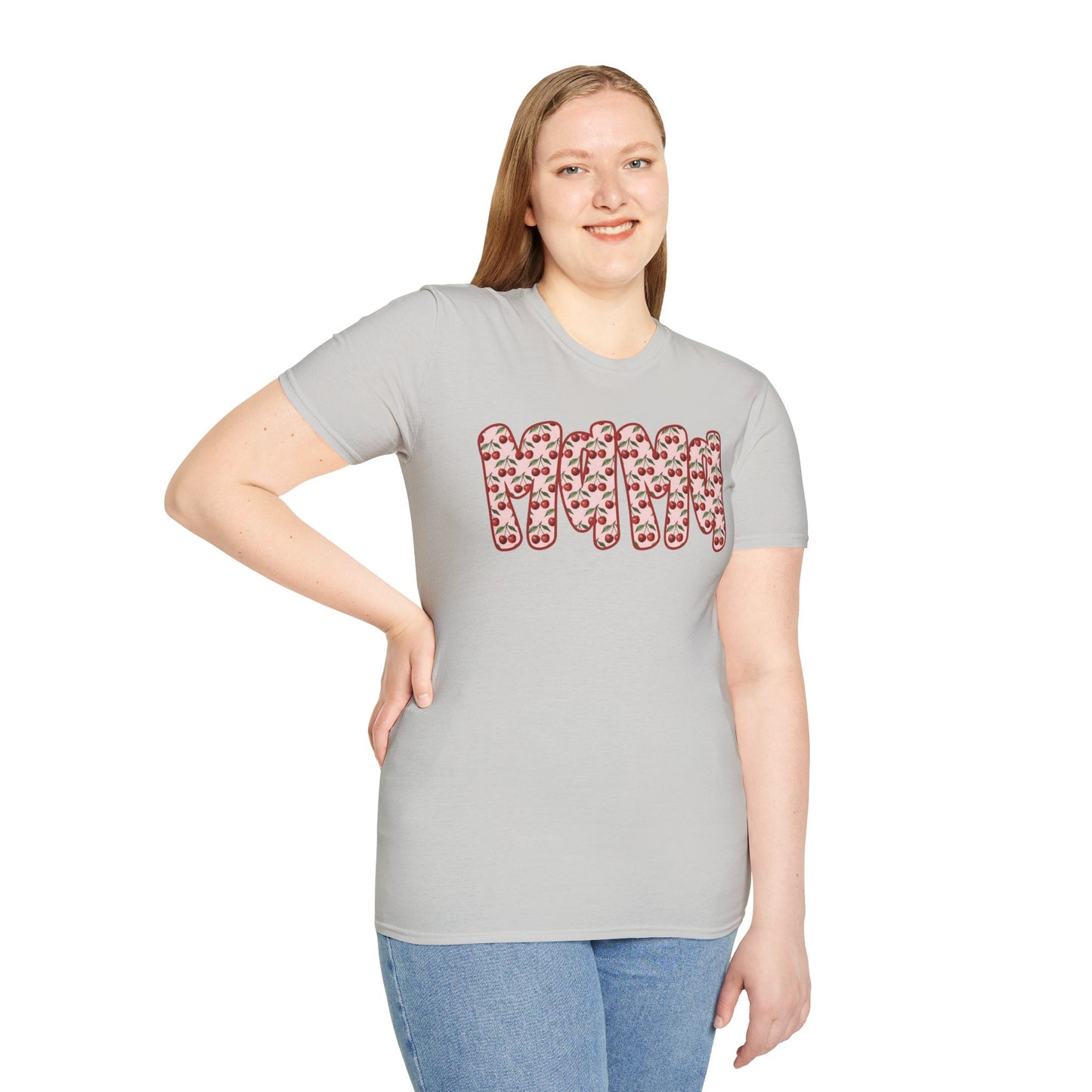 Mama Floral Band T-Shirt — Cute Mom Shirt with Pink Flower Pattern