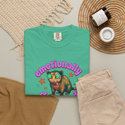Emotionally Deceased T-Shirt — Vintage Cat Graphic Tee