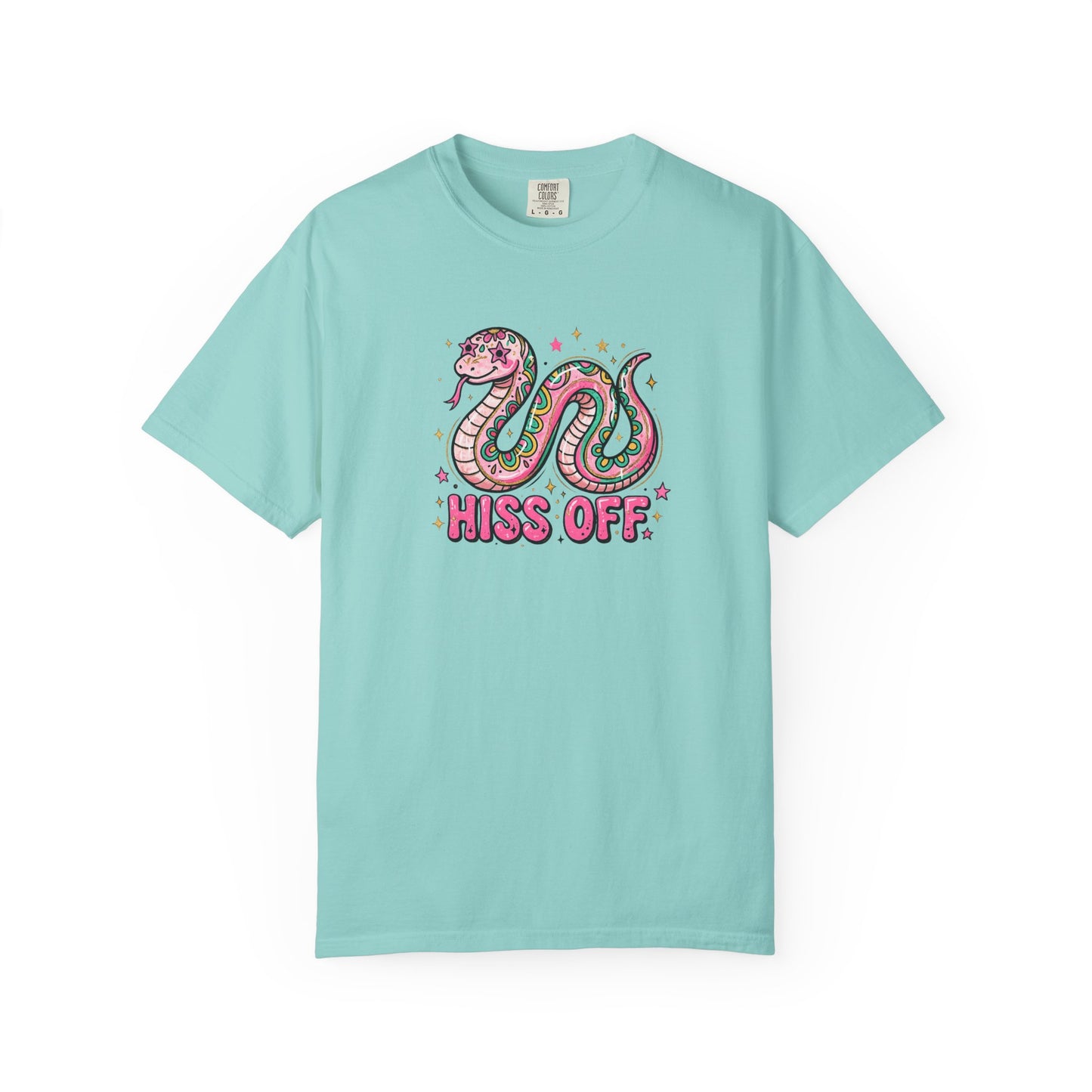 Snake "Hiss Off" Graphic T-Shirt — Retro Cute Reptile Tee