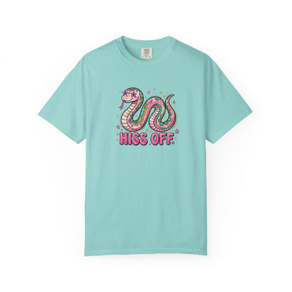Snake "Hiss Off" Graphic T-Shirt — Retro Cute Reptile Tee
