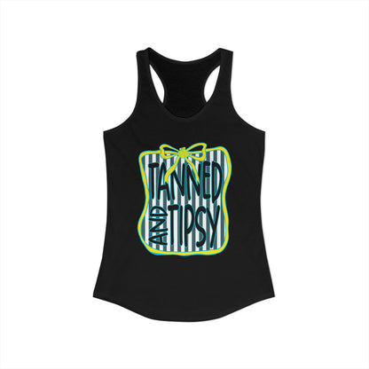Tanned & Tipsy Racerback Tank