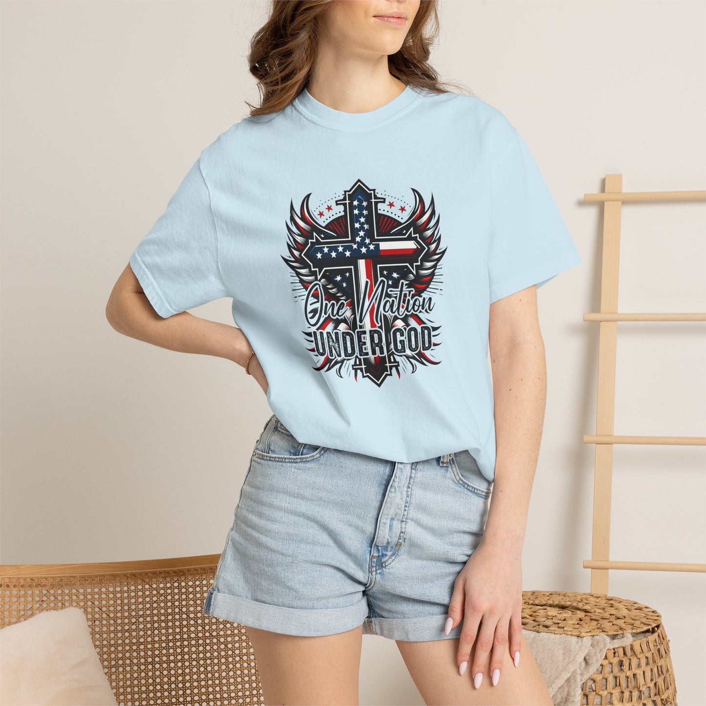 One Nation Under God Cross T-Shirt