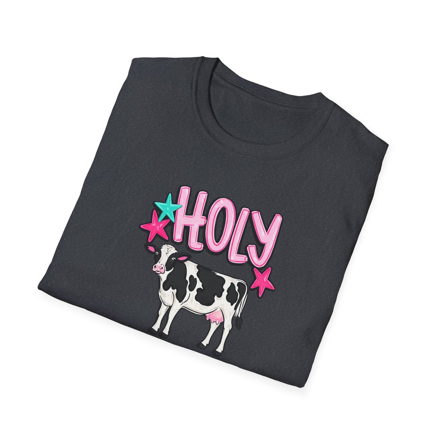 Holy Cow T-Shirt — Cute Pastel Cow Graphic Tee