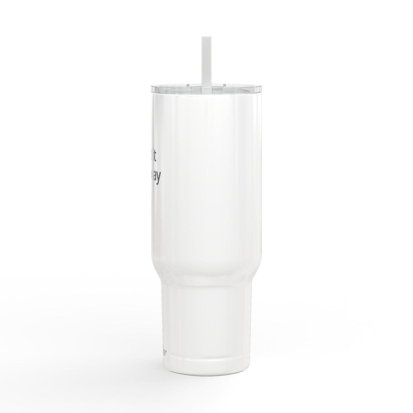 40oz Engraved Insulated Tumbler with Lid & Straw — Customizable Travel Mug