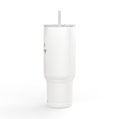 40oz Engraved Insulated Tumbler with Lid & Straw — Customizable Travel Mug