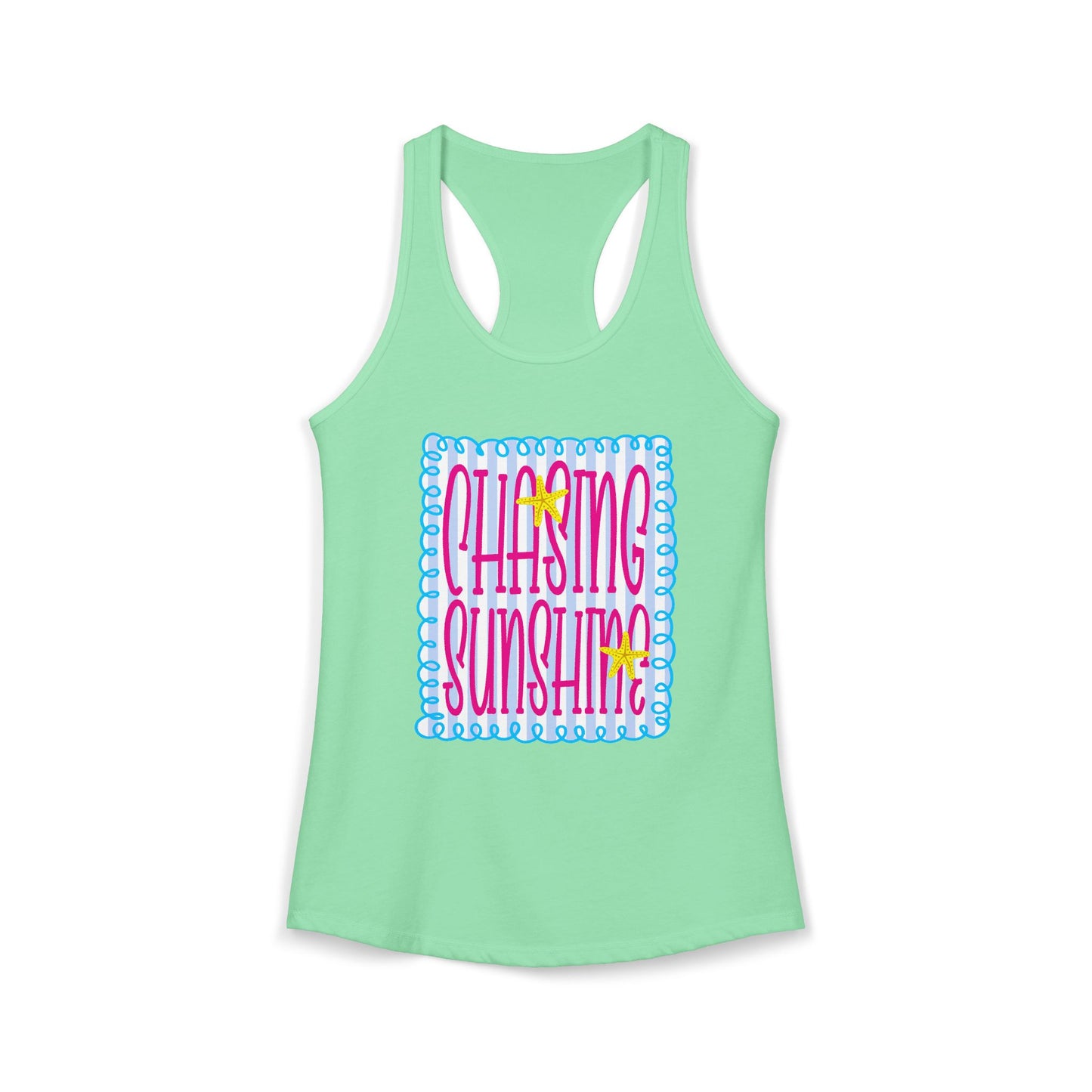 Chasing sunshine Racerback Tank