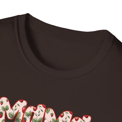 Strawberry Vibes T-Shirt — Retro Stars & Heart Graphic