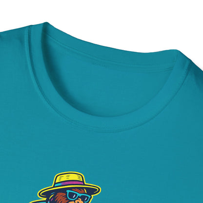 Beach Vacation Bigfoot Tee — Funny Sasquatch with Flamingo Float Shirt