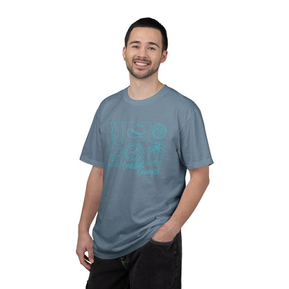 Coastal Cowgirl T-Shirt — Beachy Surf & Western Stamp Graphic Tee