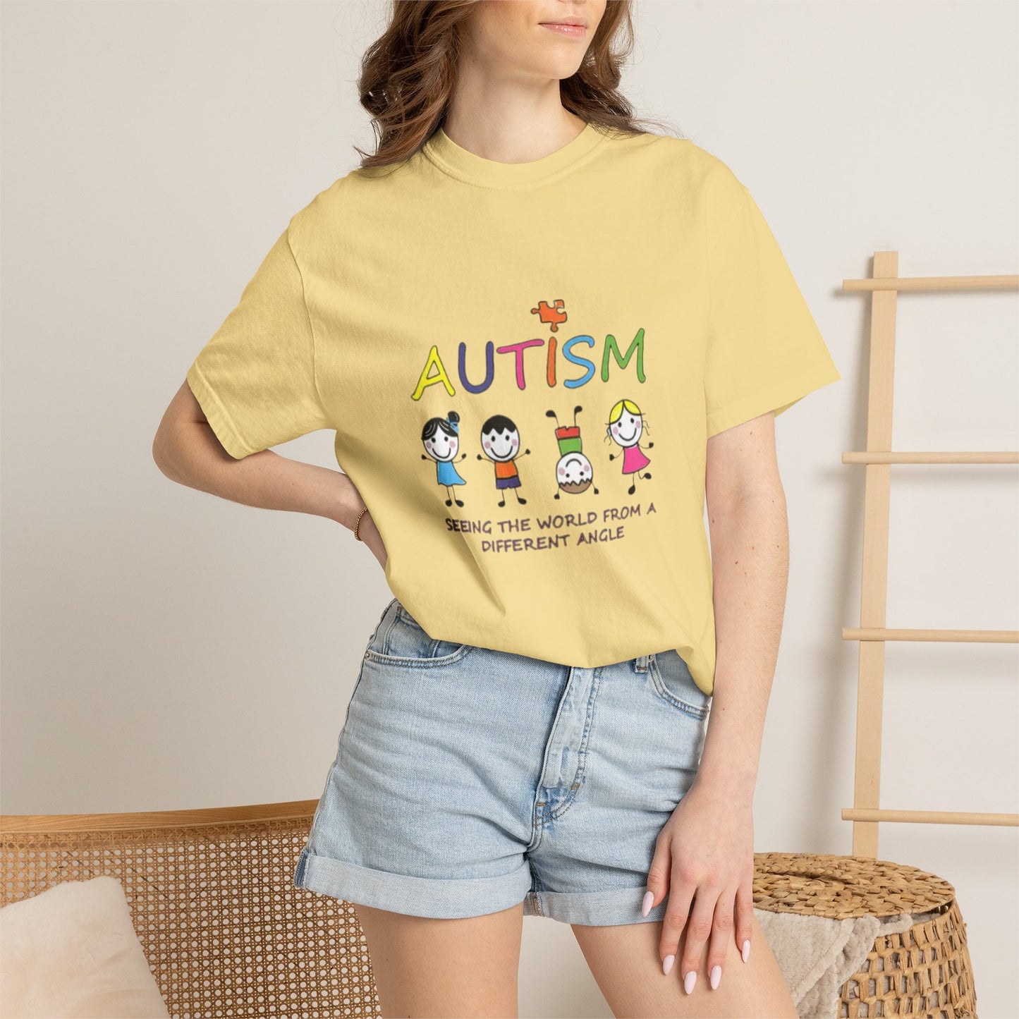 Autism, Seeing the World From a Different Angle T-shirt