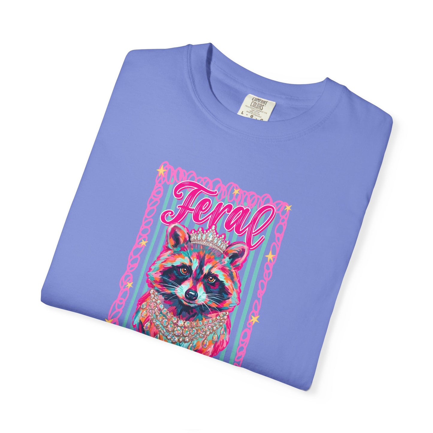 Feral Raccoon comfort color T-shirt