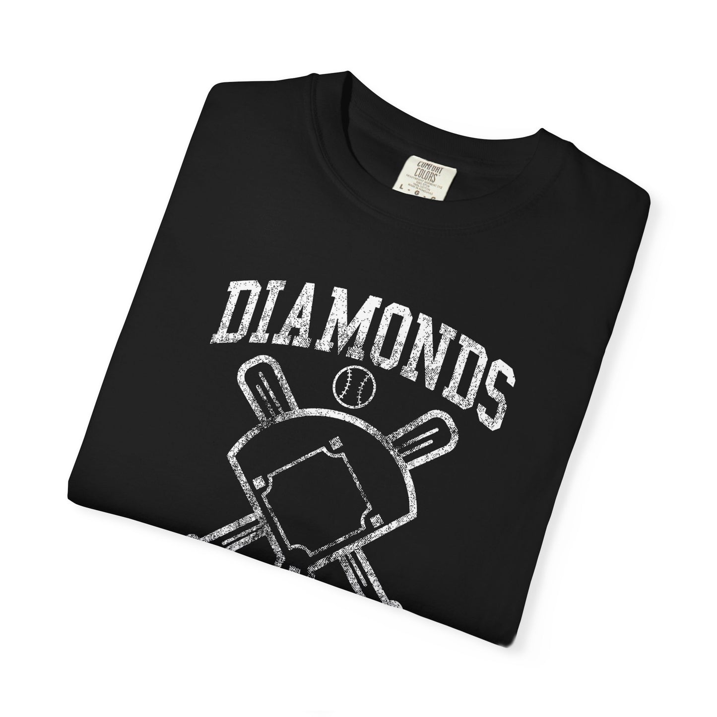 Baseball Diamonds Are A Girl's Best Friend T-Shirt – Women's Soft Vintage Baseball Tee