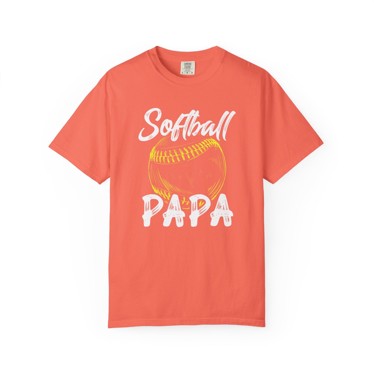 Softball Papa T-Shirt — Daddy Coach Dad Gift