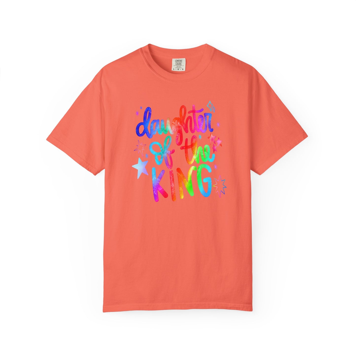 Daughter of the King T-Shirt — Colorful Faith Graphic Tee