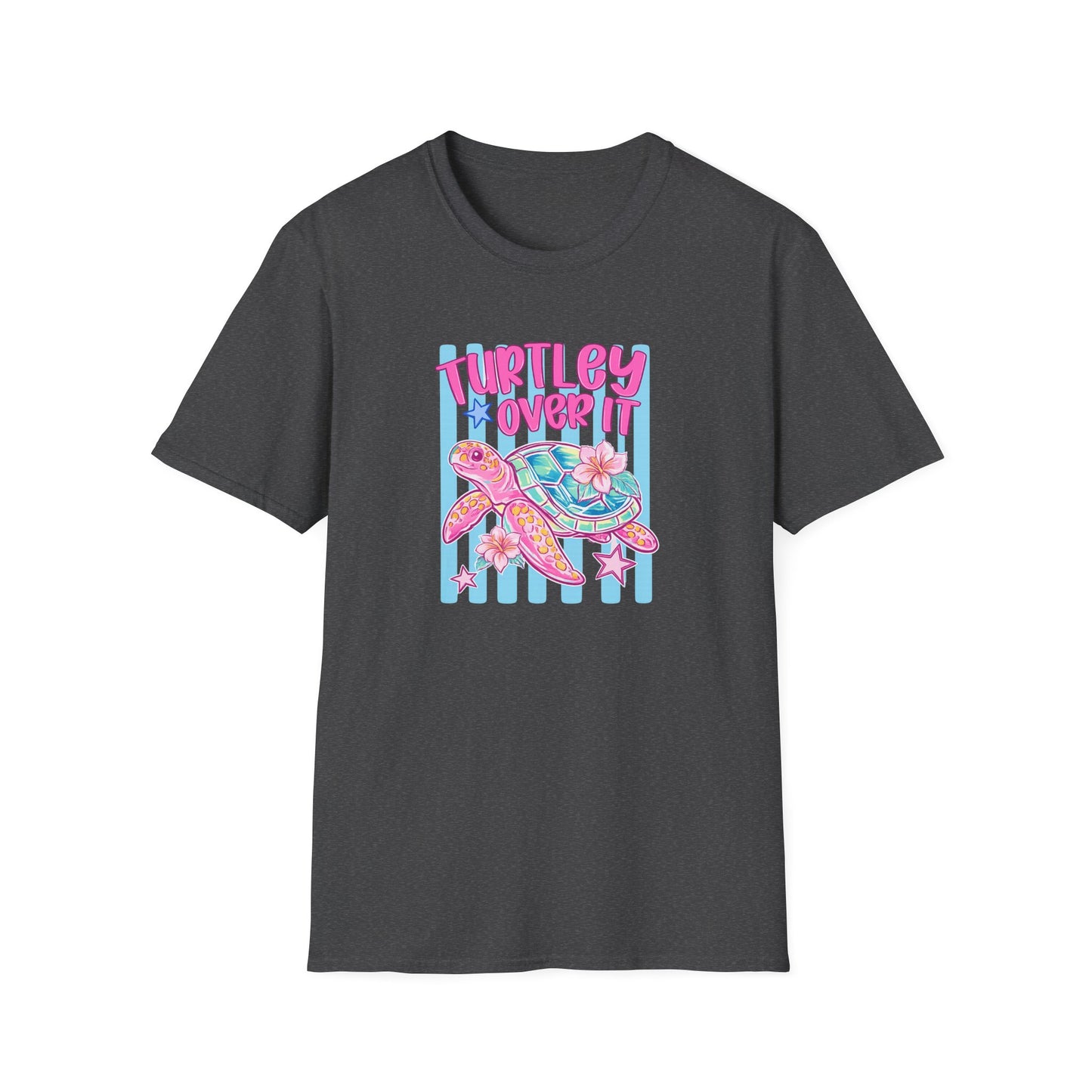T-Shirt — "Turtley Loved It" Colorful Sea Turtle Graphic Tee