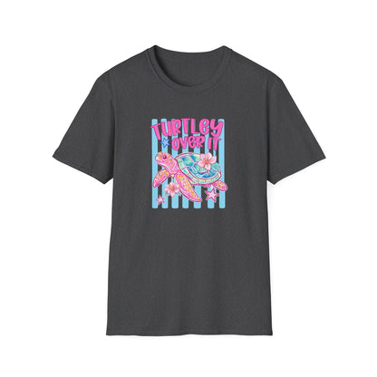 T-Shirt — "Turtley Loved It" Colorful Sea Turtle Graphic Tee